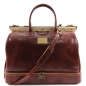 Preview: Maulbügel-Doktortasche Barcellona braun Preview: Maulbügel-Doktortasche Barcellona braun